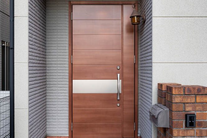 pintu kayu merbau